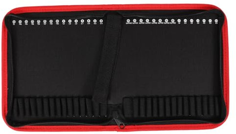 CANIGHT 30pieces Tool Pouch Bag Canvas Storage Bag Zipper Hardware Tool Organizer