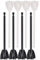 Jrifedptry Paint Mixer Drill Attachment for Drill Attachment for Concrete Mixers Reusable, 1/4 Hex Shank 8PCS