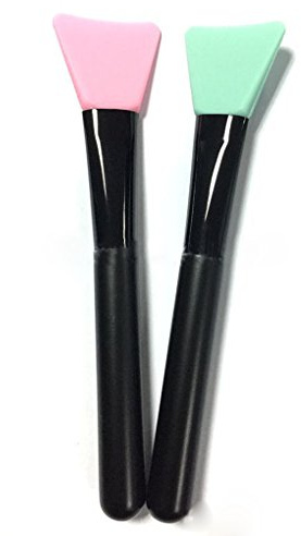 2 Stück Gesichtscreme Mischpinsel Holzgriff Make-up Hautpflege Zuhause Salon Reise Professionelle Anfänger DIY Make Up Werkzeug
