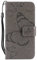 DENDICO Cover per iPhone 5 / iPhone 5s / iPhone SE, Pelle Portafoglio Custodia Custodia a Libro con Funzione di appoggio e Porta Carte di Credito - Grigio