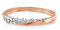 Angelady “Elegant and Free” Roségold Armreif Armbänder Geschenke für Frauen Mädchen, 7 Zoll Roségold Armband aus Kristall, Bestes mit Geschenkbox