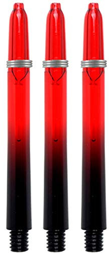 ABC Darts - Dart Schäfte Supergrip Fusion - Medium Rot - 8 sätz Dart Shafts