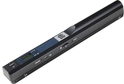 Huapa Scanners Portables pour Documents, Images, Photos, reçus, Scanner USB HDDP 900DPI Port USB pour Ordinateur