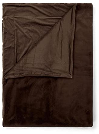 ESSENZA Plaid Furry Chocolate, 150x200 cm, 100% Polyester, Uni