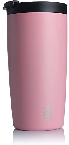 HYDRATE Thermobecher, Kaffeebecher to Go aus Edelstahl - hält Getränke bis zu 6 Stunden heiß und kalt - Isolierter Coffee to Go Becher für unterwegs - Thermosbecher, Travel Mug BPA-frei, 340ml & 500ml