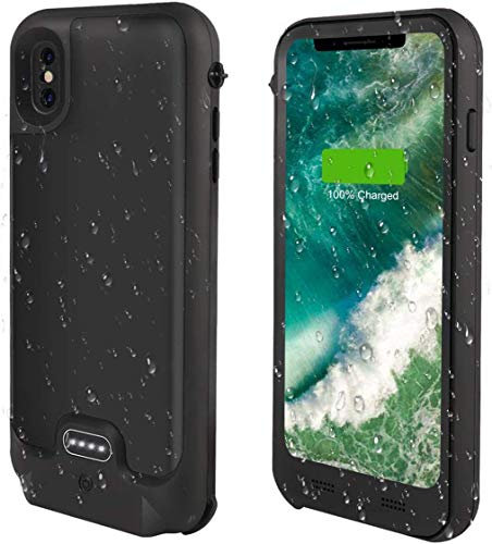 Funda de batería para iPhone XR, 3600 mAh, funda de carga portátil protectora de cuerpo completo para iPhone XR Batería externa cubierta del teléfono de 6.1 pulgadas - Versión de actualización