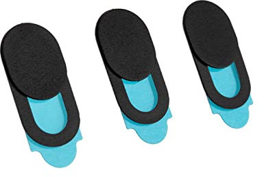 Lamptron Compatibile con Webcam Slide Cover, 3-Stück - Schwarz