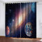ZJZWLW Verdunkelungsvorhang Blickdichte Gardinen Wohnzimmer - Universum Galaxie Planet Lichtundurchlässige Vorhang Mit Ösen Für Schlafzimmer Geräuschreduzierung Fensterdekoration 200X180Cm (BxH)
