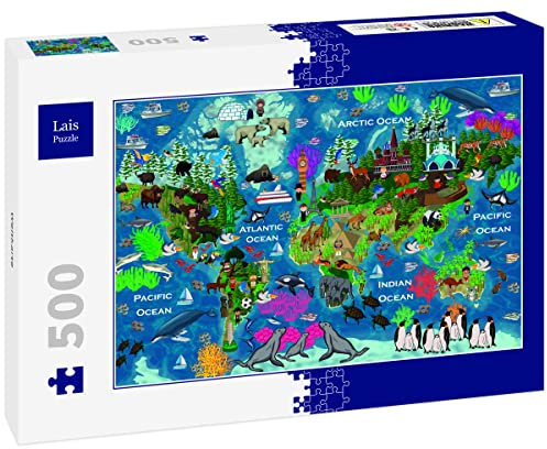 Lais Jigsaw Puzzle World map 500 Pieces