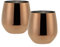 ECHTWERK Set di bicchieri da vino e acqua 2 pezzi, acciaio inox, edizione rame, 500 ml, 10 x 9,5 cm, 10 x 9,5 cm
