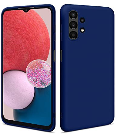 HSP Hülle für Samsung Galaxy A13 4G [Staubabweisend] Handyhülle | Premium TPU Silikon Case Schutzhülle | Kratzfest Stoßfest Fallschutz | Kameraschutz Displayschutz | Passgenau Dünn Matt | Blau