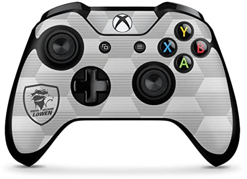 DeinDesign Skin kompatibel mit Microsoft Xbox One X Controller Folie Sticker Rhein-Neckar-Löwen Handball Logo