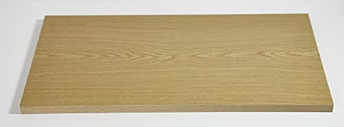 Dekoleidenschaft Wandregal SOLIDO 10 Farben 8 Größen, Regalboden Fachboden Regalbrett (Eiche, 42x20 cm)
