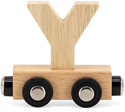 Elefantasie Buchstabenzug Namenszug Holzeisenbahn magnetisch Holzbuchstaben Wunschname zusammenstellen Y Natur