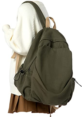 weradar Schulrucksack für Damen, Laptop-Reiserucksack, Grün , 1, Rucksack, Rucksäcke