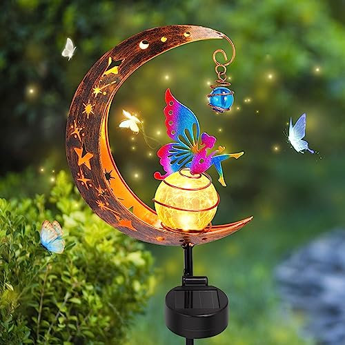Gardenia Solar Ornaments - Outdoor Fairy Lights and Garden Stake Lights, Powered LED Decor for Patio and Balcony (02)
