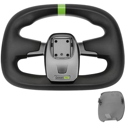 ARLVEKE Lenkrad-Kit kompatibel mit Segway Ninebot Gokart Elektro Kart Ersatz Zubehör (Schwarz für Gokart Pro)