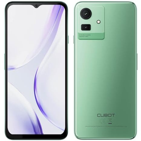 CUBOT Note 50 – 6,5-Zoll-HD+-Smartphone, 8 GB und 256 GB, 50 MP Dual-Kamera, 5200 mAh Akku, Android 13, OctaCore-Prozessor, Grün