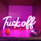 USB/Batteriebetriebenes Neonschild Fuck Off Led Hängende Neon-Nachtlichter für Teenager Schlafzimmer Spielzimmer Wanddekoration,Leuchtreklame Game Wandkunst für Halloween Weihnachtsgeschenke(Rosa)