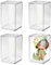 Vitrine für Anime-Figuren,4 Stück wasserfester Figurenständer aus transparentem Acryl - Acryl-Standfigurenmodell für Anime-Figuren, Spielzeug, Sammlerstücke, Display-Aufbewahrungsbox Hmltd