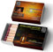 Zybux Extra-Long Safety Matches Sticks, Slow Burning, Ideal for Candles, Cigar, Fireplaces, Grills, Safe Ignition with Strike Surface Match Box, Durable Matches, Pack of 2