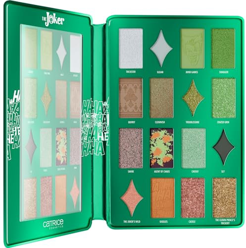 Catrice The Joker Eyeshadow Palette, Lidschatten, Nr. 020, Mehrfarbig, 16 Farben, glänzend, intensiv, strahlend, vegan, ohne Mikroplastikpartikel, Nanopartikel frei, ohne Parabene, 1er Pack (18.8g)