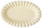 Soulnioi Ceramic Dinner Plate, 12 Inch Salad Plates, Flower Oval Fruit Plate Dessert Appetizer Plate, Round Lunch Plates Multipurpose Tray Serving Plate for Kitchen