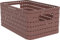 Rotho Korb Country A5, 6 L iron rot Boxen, Körbchen & Kisten