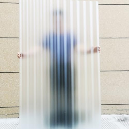 Panneaux D'Éclairage Du Jour En Fibre De Verre De 2.5mm,Panneaux Ondulés En FRP, Tôles Profilées Anti - UV,Panneaux De Toiture Isolants/Poussière,Imperméable Tôle De Toit(Color:1pcs,Size:35*20in)