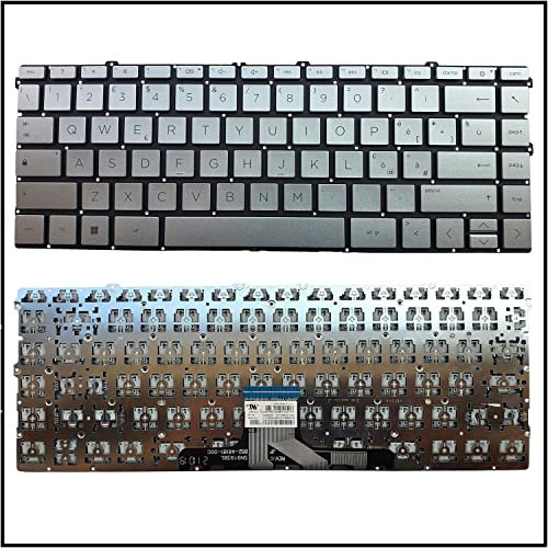 Generico Tastiera Italiana per HP Pavilion X360 14-DY0010NL 14-DY1012NL Silver