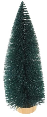 Cabilock Petit Sapin De Noel Noir Arbre De Noël Noir Petit Sapin De Noël Décoratif Mini Sapin De Noel Accessoires d'arbre De Noël Décor De Bureau Faux Sapin De Noel Pin Miniature Bois