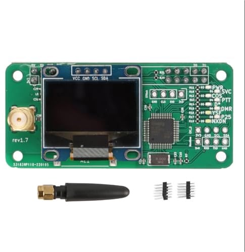 Tiardey Módulo de Punto de Acceso de Pantalla MMDVM para procesador Arm con Conectores de Pines para Equipos electrónicos Proyectos de Radio Digital APRS Tetra Sistema DMR