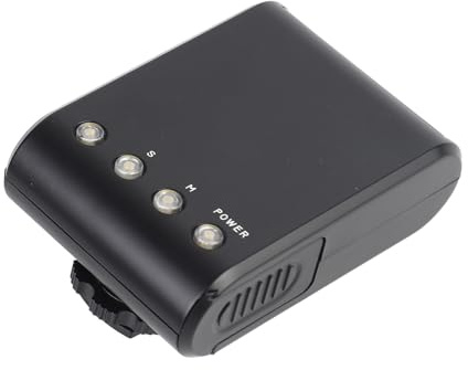 TOUISEDGI Portable Digital On Camera Hot Shoe Mount Flashlight Photography Accessory Black 3.2 x 2.3 x 1.4 inches