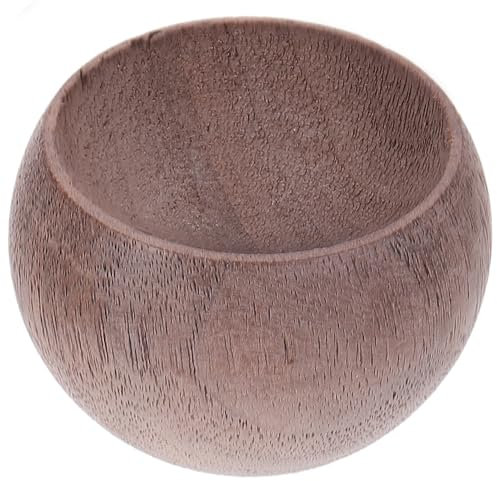 Ciieeo 4 Stück Diffusor bürogadges Wohnzimmer Dekoration herrenduft airpurifyer Holzkohle Verbrennung Brenner Kernstück Holzverzierung Büro-Parfüm-Ornament Nussbaum Dark Grey