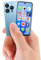 YOHOPE Mini Smartphone 3.88 Pulgadas HD Pantalla Dual SIM Dual Standby reconocimiento Facial FaceID para niños y Estudiantes Copia de Seguridad versión desbloqueada (azul-3G)