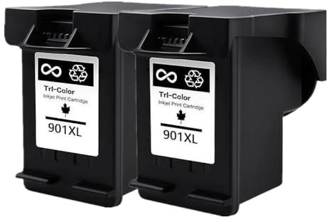 Kompatible 901XL -Tintenpatrone für OfficeJet 4500 -Serie, einschließlich J4580 J4680 J4500 J4550(1 Black)