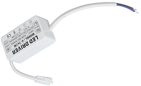 Driver LED 4-7x1W, Corrente Costante 300 MA, Input AC85-265V, Trasformatore di Alimentazione DC12-26 V DC12-26V per il Pannello Modulo Luce Spot Strip Affermazione Fai-da-te