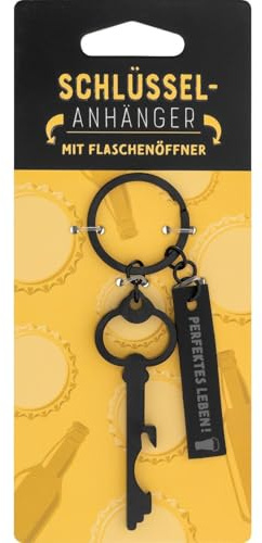 GRUSS & CO Flaschenöffner mit Motiv Perfekt | Anhänger mit Schlüsselring, Textanhänger, Länge 10,8 cm | Liebe, Valentinstag, Geschenkidee | 74472