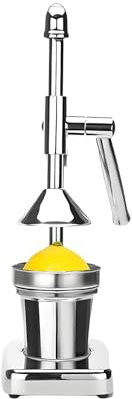 Presse-agrumes manuel en fonte - Extracteur de jus haute performance - Presse-agrumes manuel pour citron vert, orange, pamplemousse, pompomme, pomme, outil professionnel de bar de cuisine pour