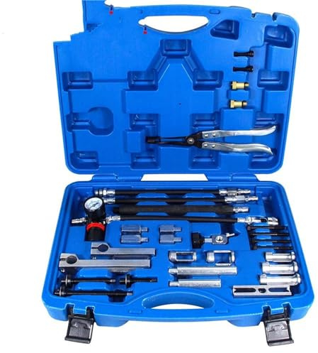 RVIFY Valve Spring Compressor Stem Style Valve Spring Compressor Engine Cylinder Head Remover Installer With A Plier Fit For Mercedes Fit For BMW(Blue)