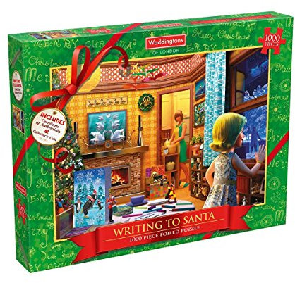 Winning Moves 001861 Waddingtons Christmas 2017 Writing to Santa 1000 Piece Jigsaw Puzzle [UK-Import]