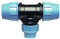 Raccordo per tubo dell'acqua in PP Raccordo a T con tre uscite femmina (2 x 32 mm 1 x 25 mm) | Morsetto per tubi PE