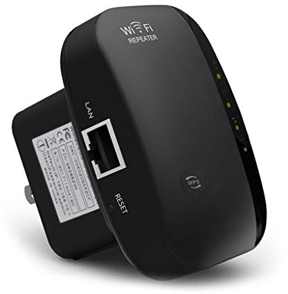 HYLR WiFi Répéteur, Extenseur sans Fil 300M Mini-Routeur Internet sans Fil/Amplificateur de Signal du Point d'accès, Supporte la Norme WiFi-N, Antennes Intégrées 4 dbi 2.4GHz Installation Facile