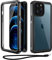 Beeasy Case for iPhone 12 Pro Max Waterproof IP68 Built-in Screen Protector, iPhone 12 Pro Max Phone Case Shockproof Full Body, Rugged Front and Back Cover for iPhone 12 Pro Max 5G 2020 6.7”, Black