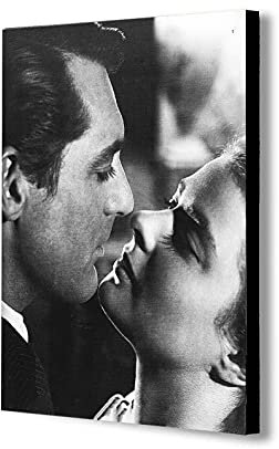 Cary Grant Ingrid Bergman Leinwandbild, gerahmt, verschiedene Größen (A1 32 x 24 Zoll)