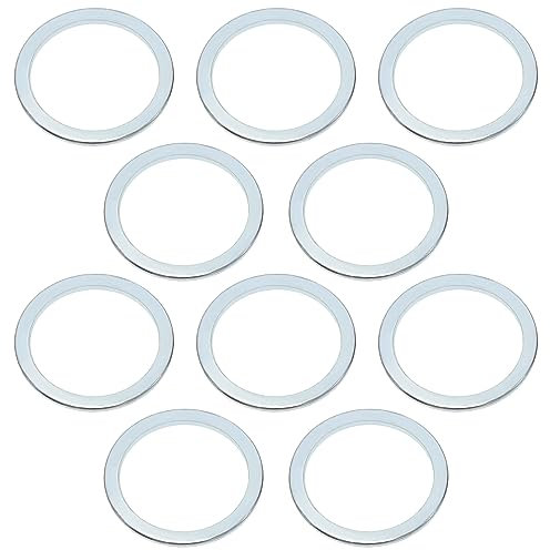 10 Stück Sägeblatt Bohrungsbuchsen Reduzierring Umwandlungsring Stahl Abstandshalter Adapterring für Winkelschleifer Kreissägeblätter Holzbearbeitungswerkzeuge 20 X 16mm