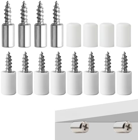 50 reggimensole, reggimensole da 7,5 mm, portamensole, viti autofilettanti, portamensole, portamensole, armadi, mensole, reggimensole per mobili, 50 manicotti antiscivolo