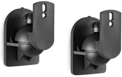 Aokicase Compatible con Logitech Z906 accesorios para altavoces de cine en casa Logitech Z906, soporte de montaje en pared Logitech Z906, accesorios de soporte de metal Logitech Z906, accesorios