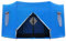 Supatmul Trampolinzelt, Trampolin-Sonnenschutz Dach, Trampolin-Abdeckung für runde Trampoline mit 6 geraden Stangen, Wasserdicht Anti-UV, Achteckig, Blau