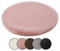 liebling Fellimitat Stuhlauflage, Stuhlpolster, rundes Sitzkissen, 100% Polyester, Ø 38 cm, Farbe: Altrosa